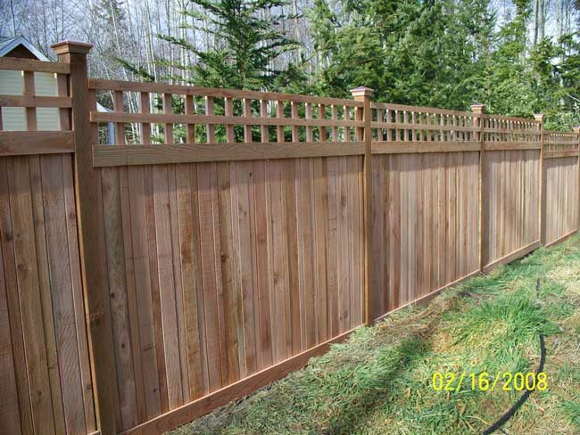 Fence — Custom Wooden Fence in Poulsbo, WA