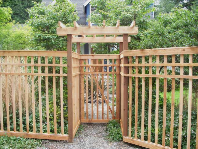 Heritage Landscaping — Wooden Yard Entrance in Poulsbo, WA