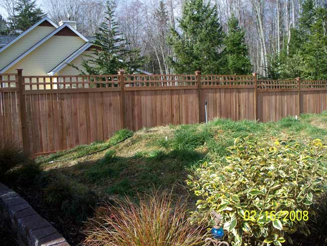 Fence — Custom Yard Fence in Poulsbo, WA