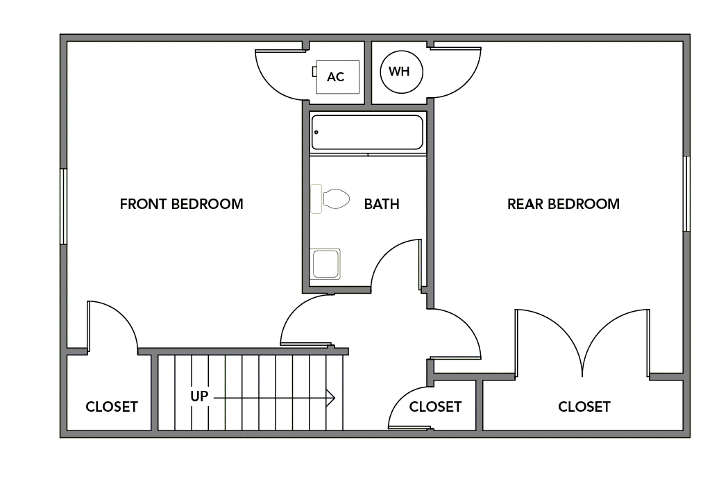 Floor Plan - Townhome 2nd floor