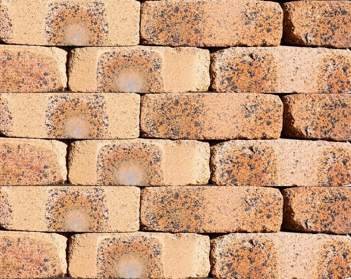 Brick Dry Press Tumbled Gold Flash — Brisbane, QLD — Apollo Landscaping Supplies