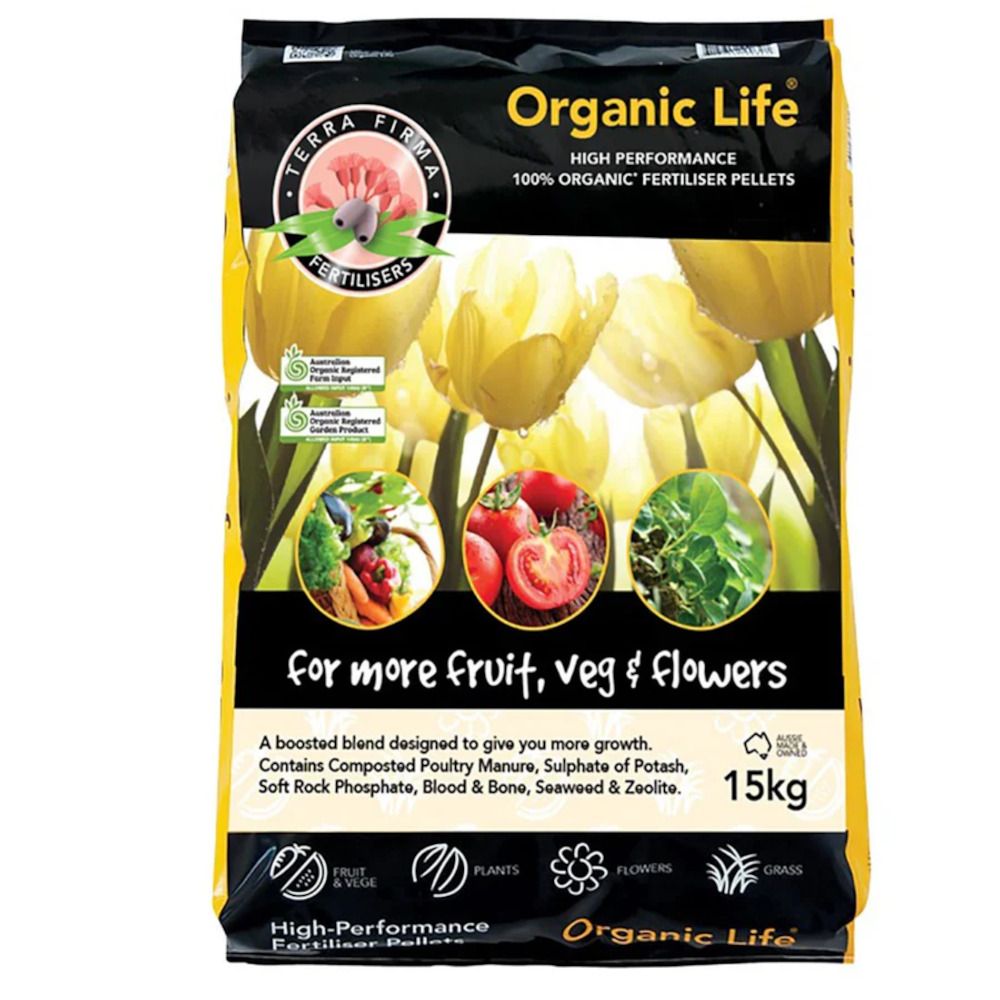 Terra Firma Organic Life 15kg — Brisbane, QLD — Apollo Landscaping Supplies