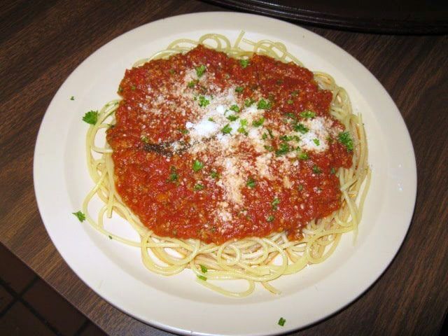 Italian Spaghetti — Creedmoor, NC — Rino's Italian Grill and Pizza