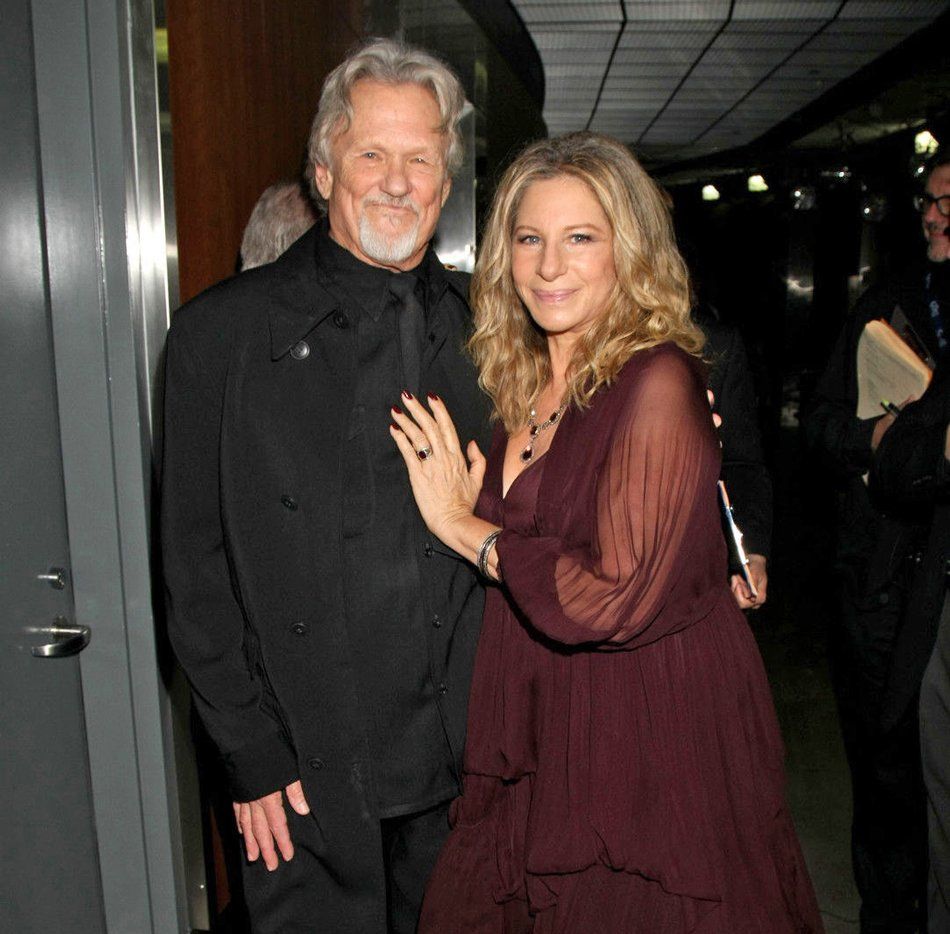 Kristofferson and Streisand at 2011 Grammy Awards.