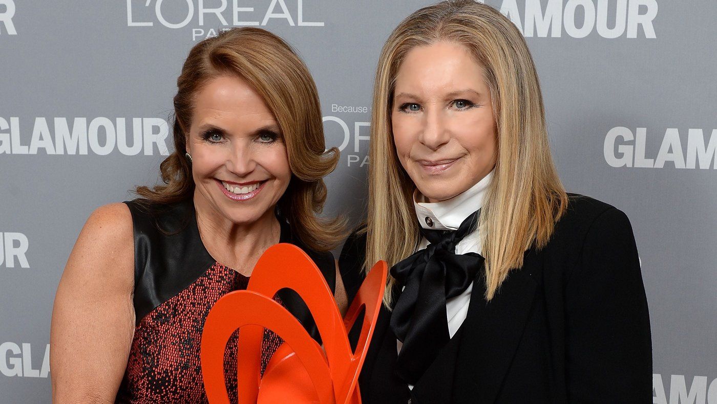 Katie Couric & Barbra Streisand attend Glamour's 23rd annual Women of the Year awards on November 11, 2013 in New York. Photo by Dimitrios Kambouri.
