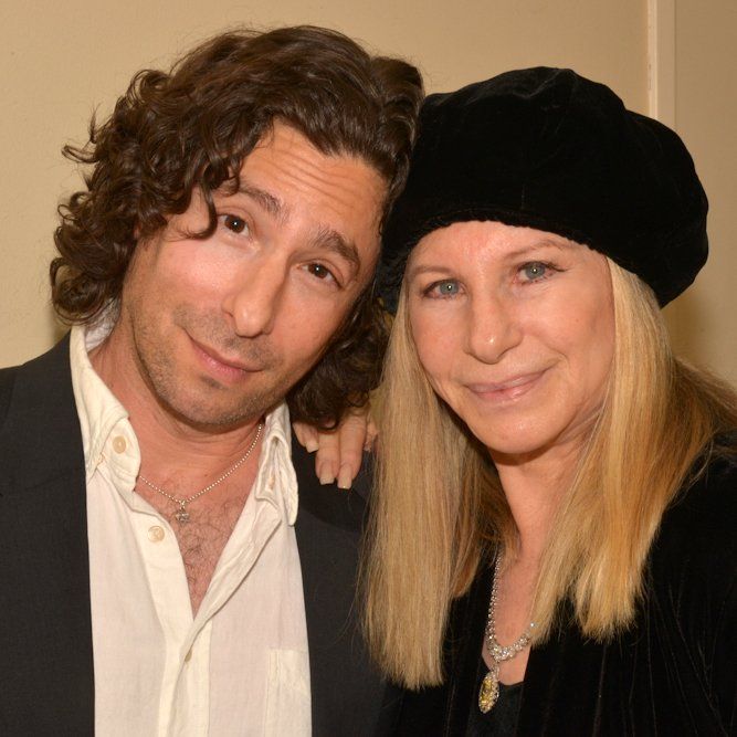 Jason Gould and his mother at a Stop Cancer event, 2014.