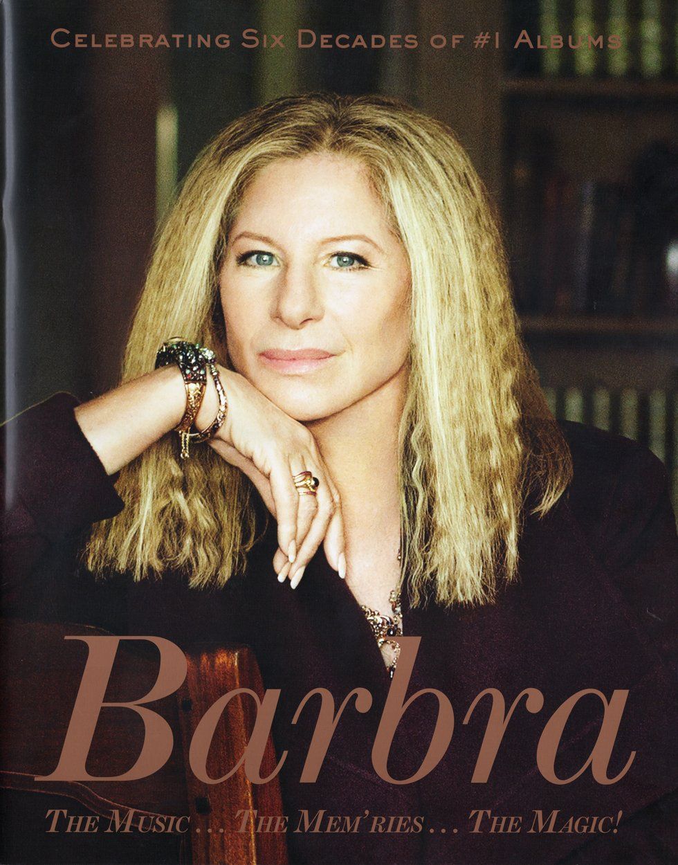 The cover of Barbra Streisand's 2016 Concert Tour program.