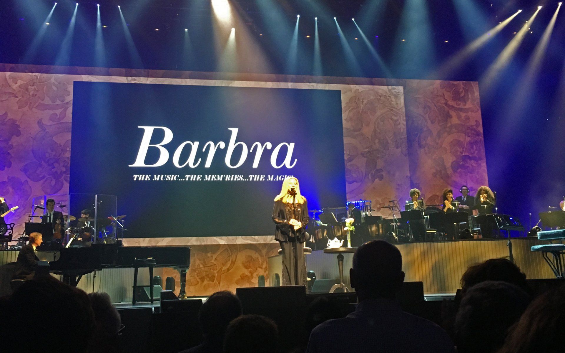 Streisand performs in Boston, 2016. Photo by: Barbra Archives