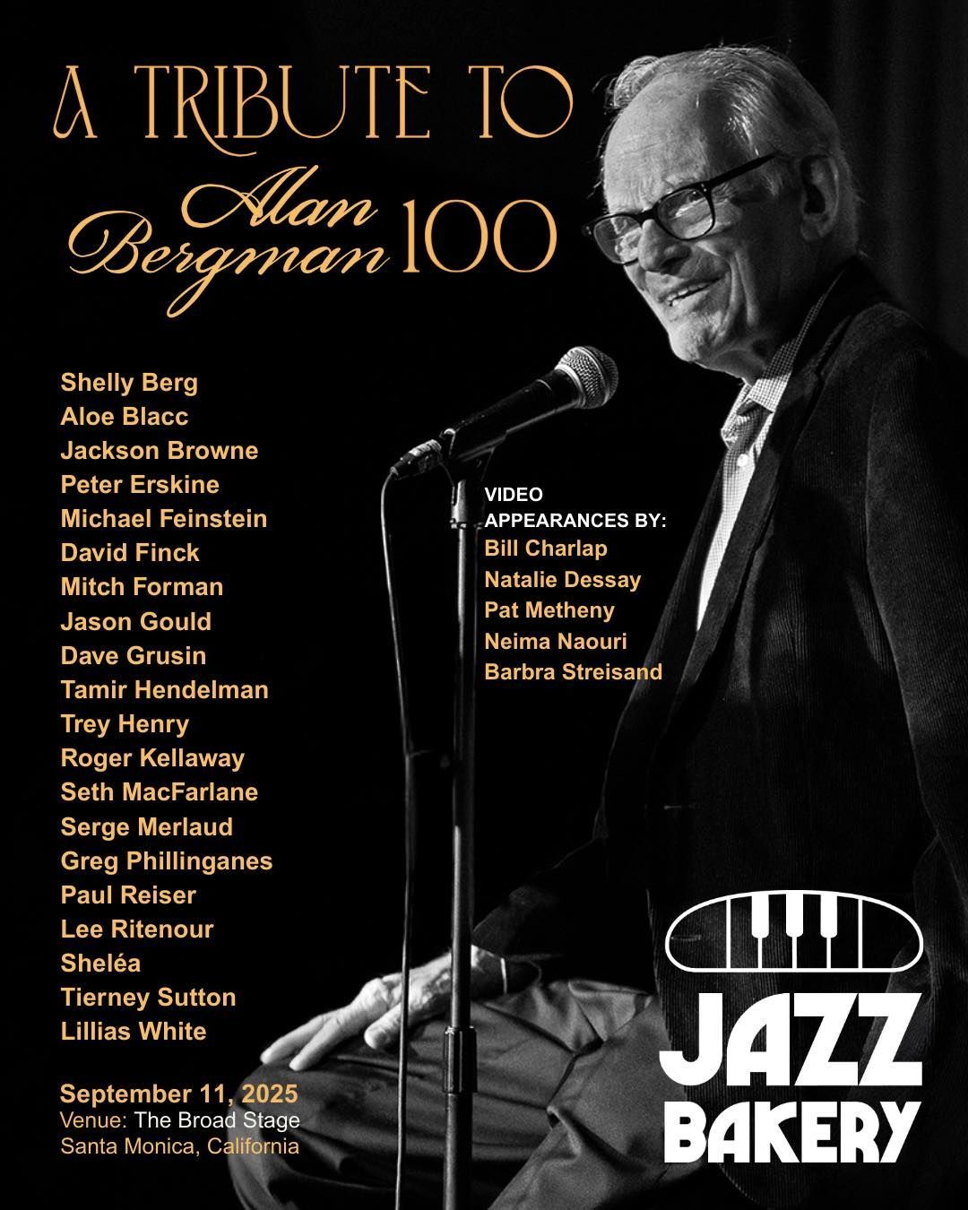 Poster for A Tribute to Alan Bergman