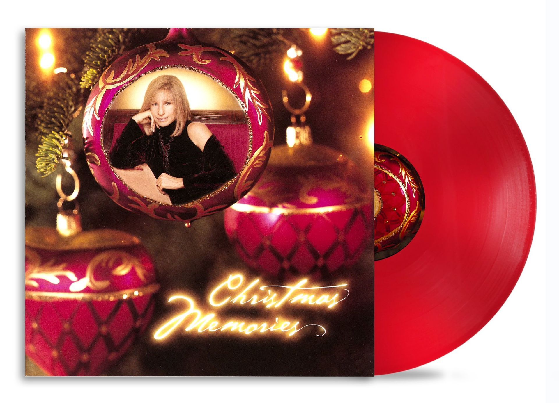 Red vinyl from Barnes & Noble for Christmas Memories album.