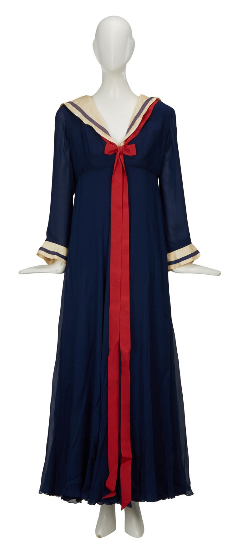 Sailor dress worn by Barbra Streisand in 1965 to be auctioned this month.