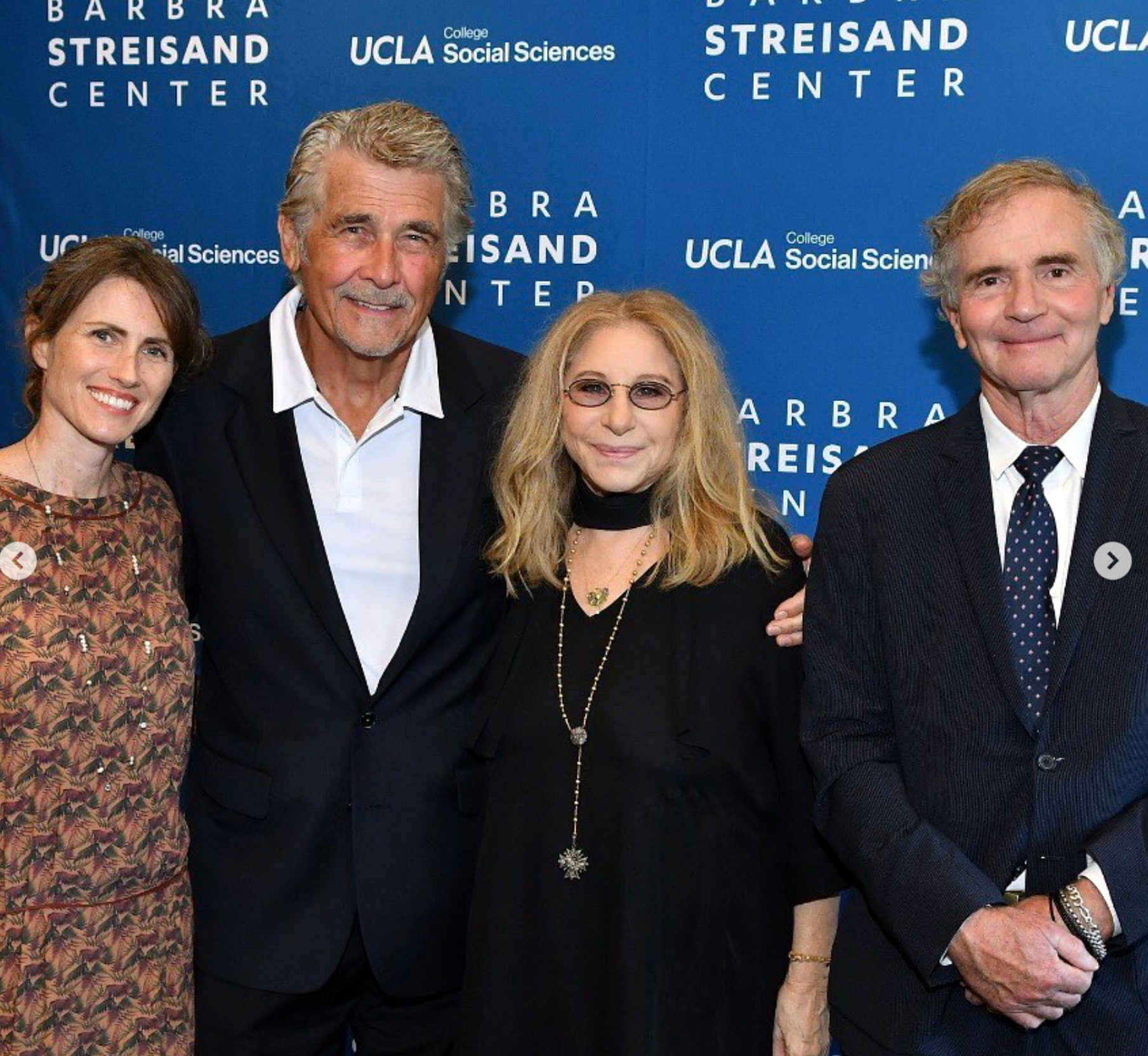 Streisand at UCLA 2023 with James Brolin