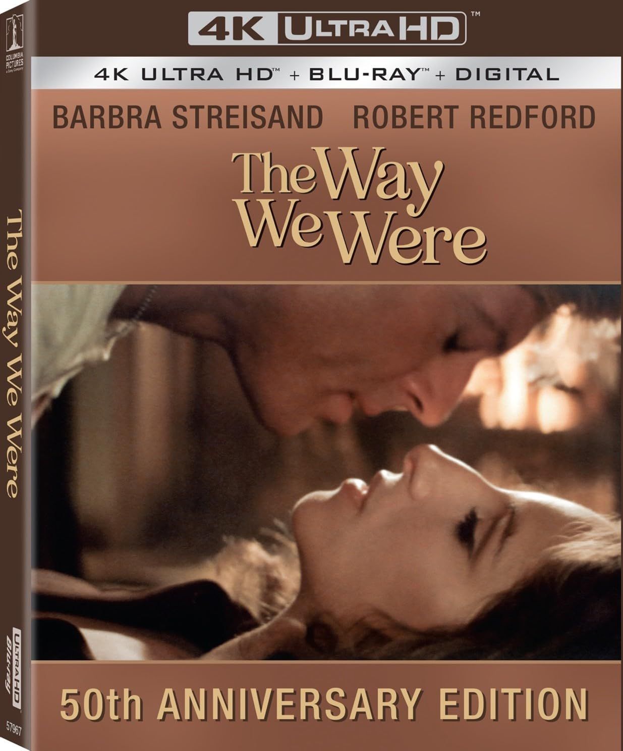 The Way We Were 4K disc cover, 50th Anniversary