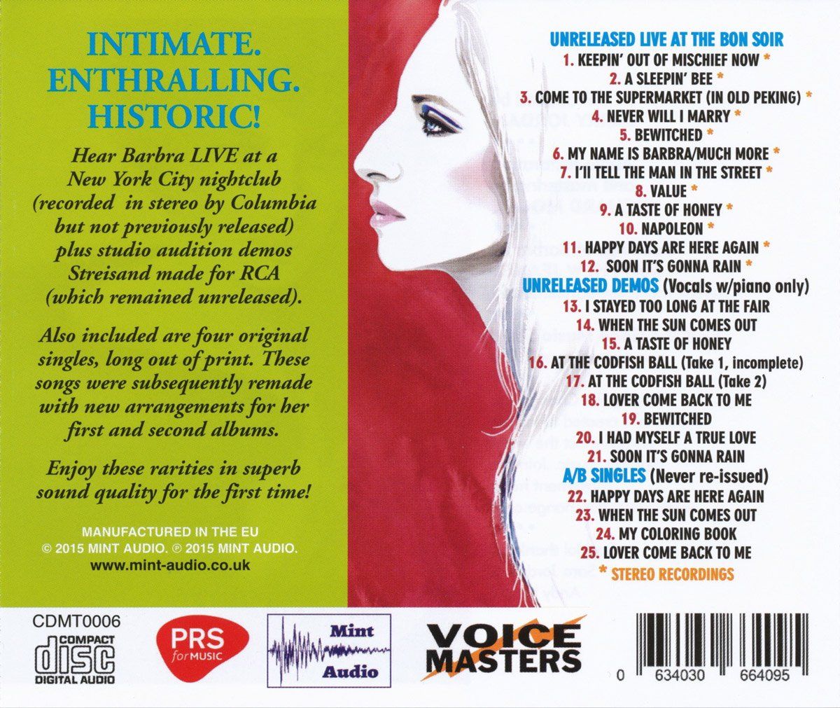 Back cover of The Legend Begins bootleg