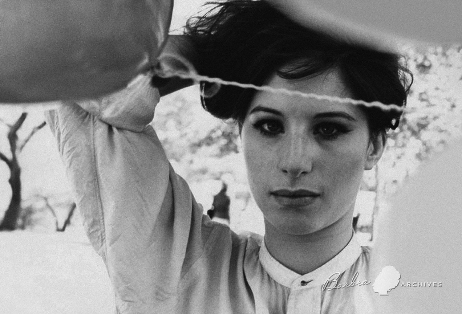 Streisand in Central Park.  Photo by Michael Ochs.