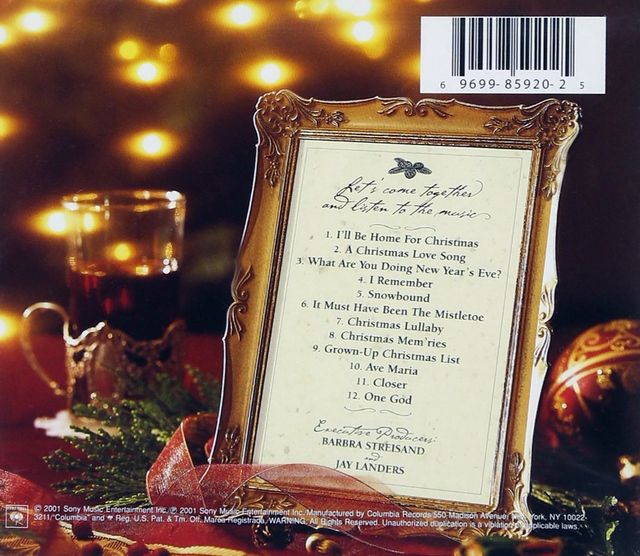Barbra Archives | CD | Christmas Memories 2001 Album