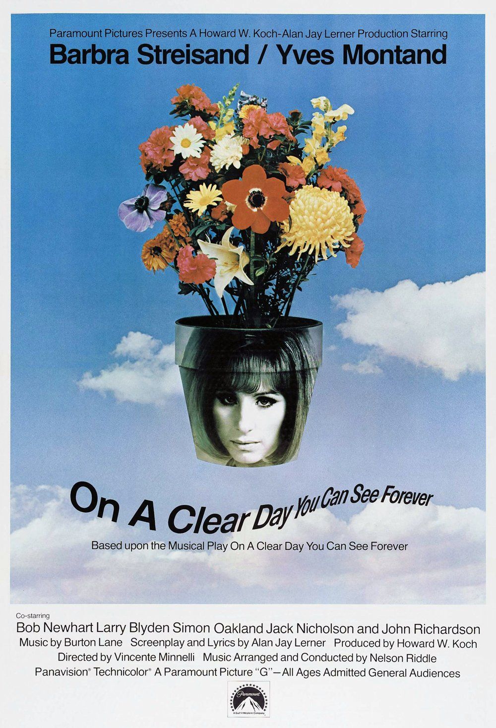 ON A CLEAR DAY YOU CAN SEE FOREVER original movie poster