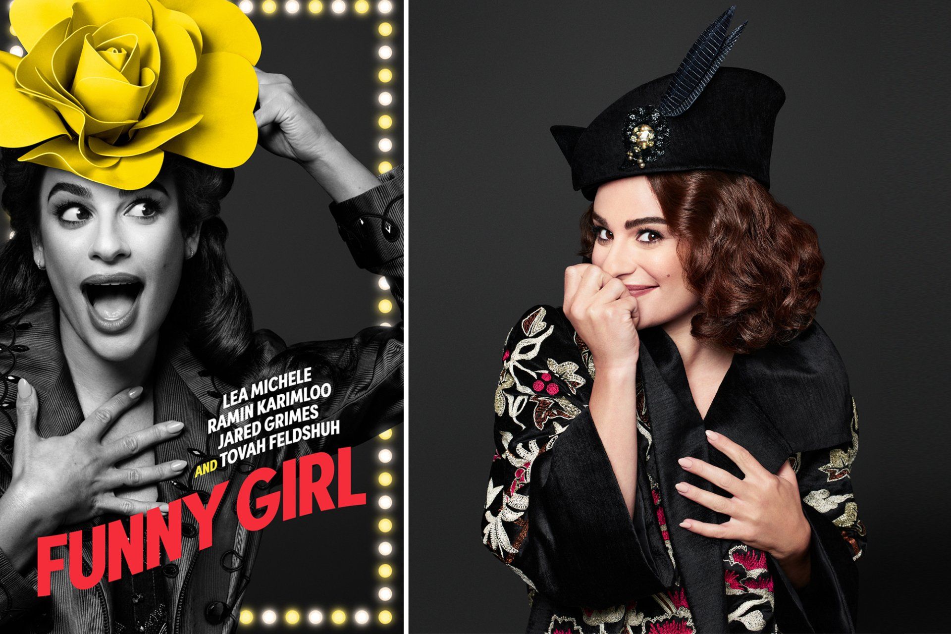 Lea Michele promo photos for Funny Girl on Broadway 2022