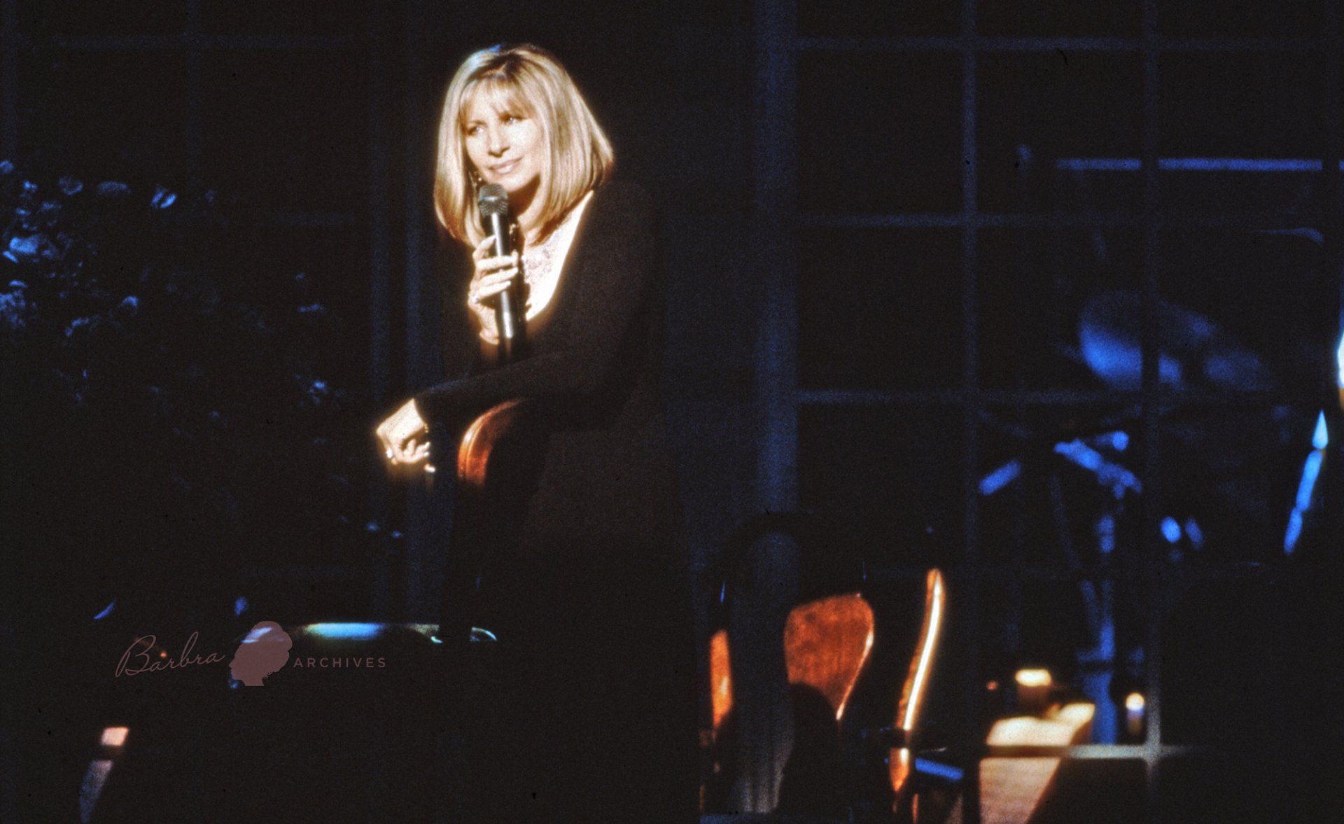 Streisand on stage at Madison Square Garden, 1994