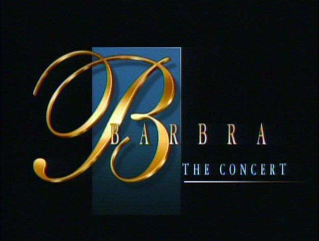 Title logo of Barbra: The Concert