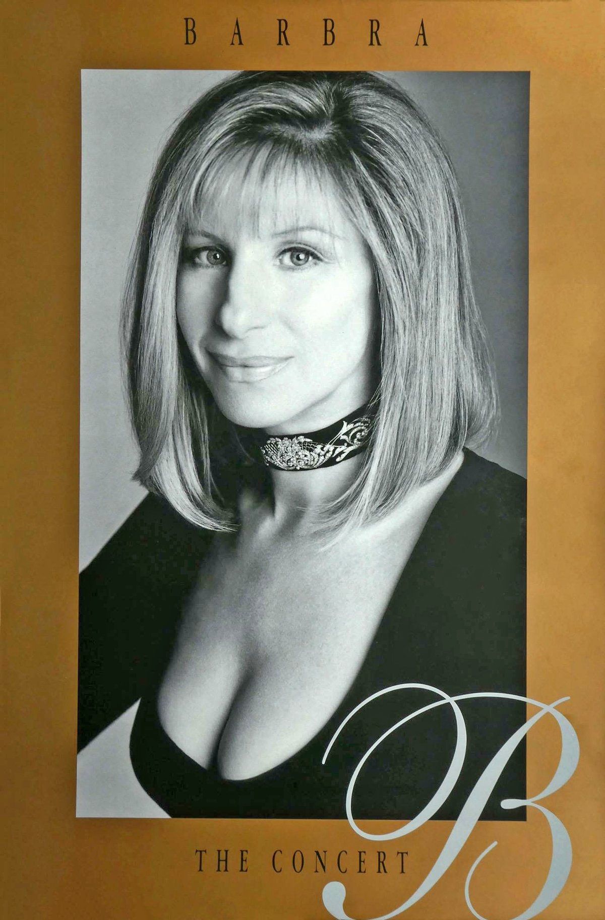 Official poster of Barbra Streisand for the 1994 tour