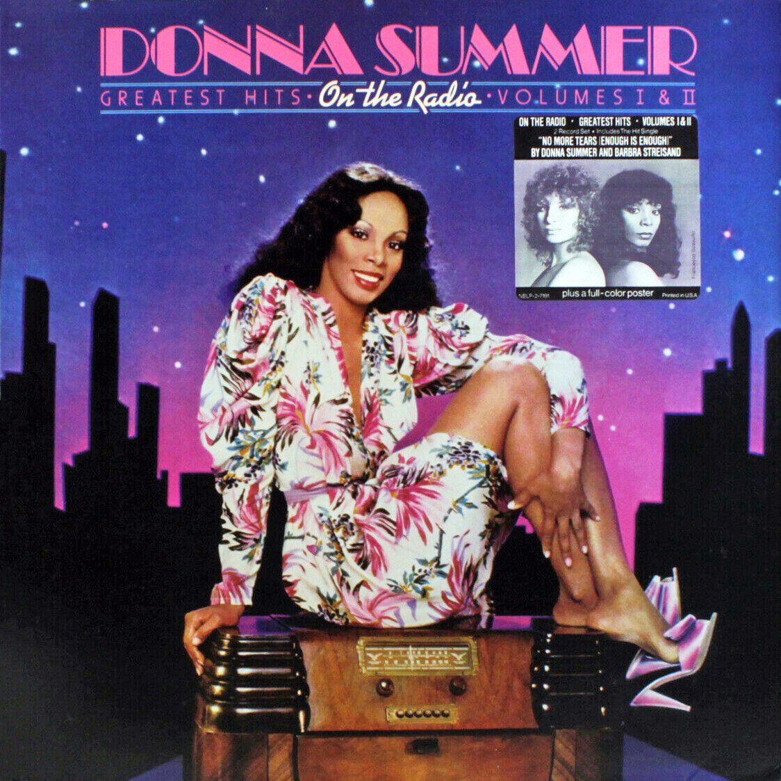 Front cover of the Donna Summer Greatest Hits LP