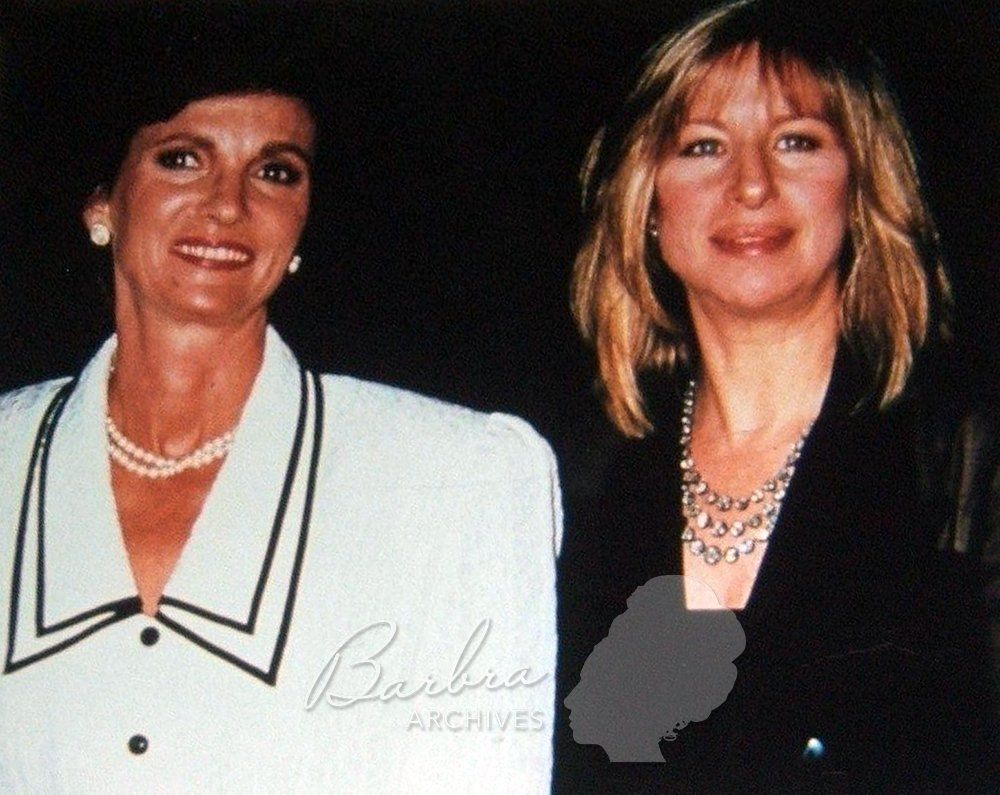 Kitty Dukakis and Barbra Streisand
