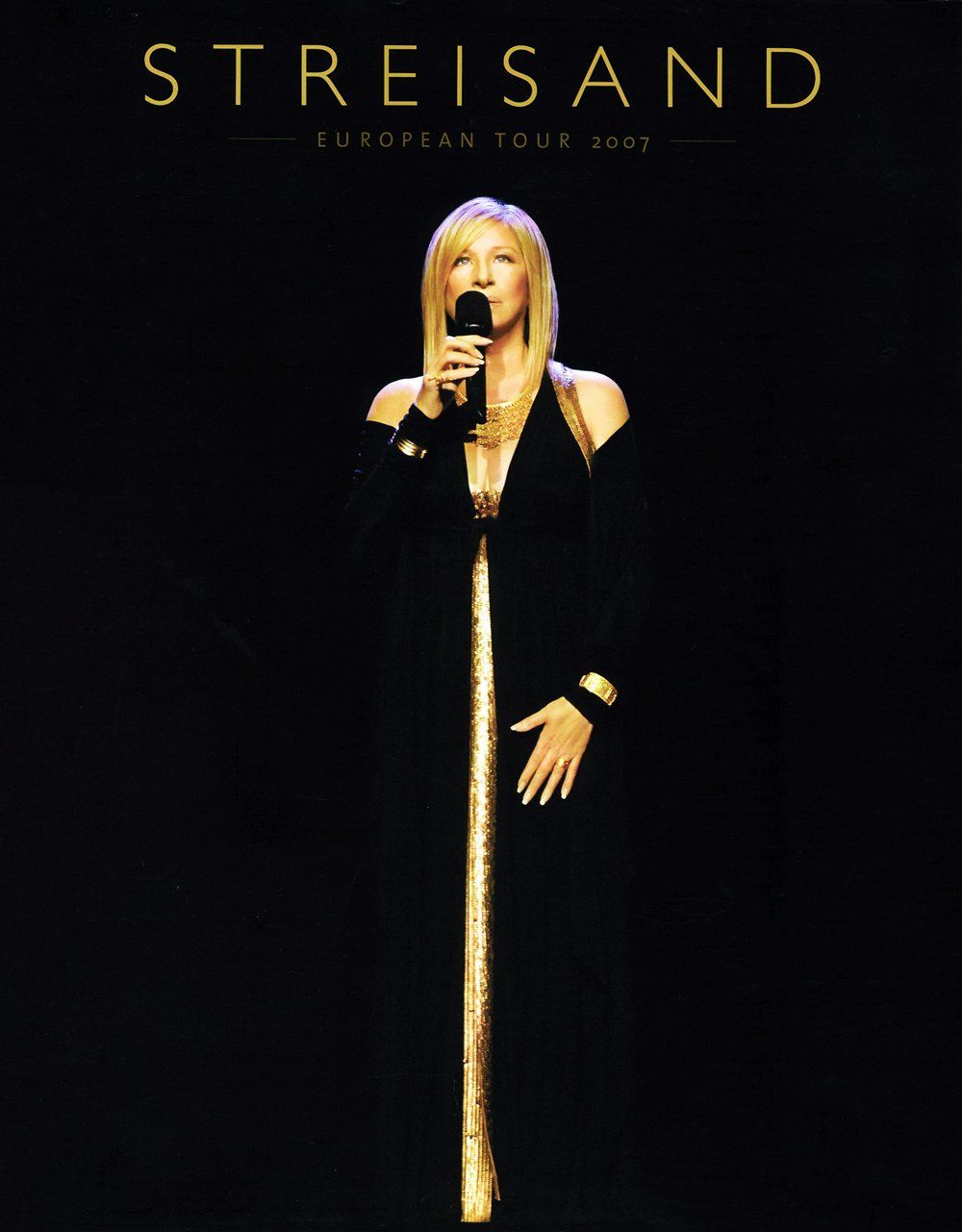 Cover of Barbra's 2007 Europe concert tour program