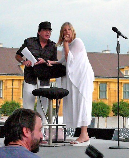 Richard Jay-Alexander and Streisand rehearse in Vienna. Photo: Richard Jay-Alexander