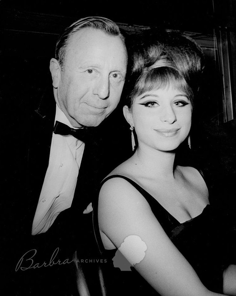 Ray Stark and Barbra Streisand