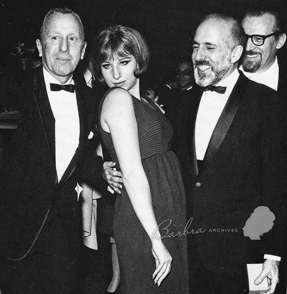 Ray Stark, Barbra Streisand, and Jerome Robbins