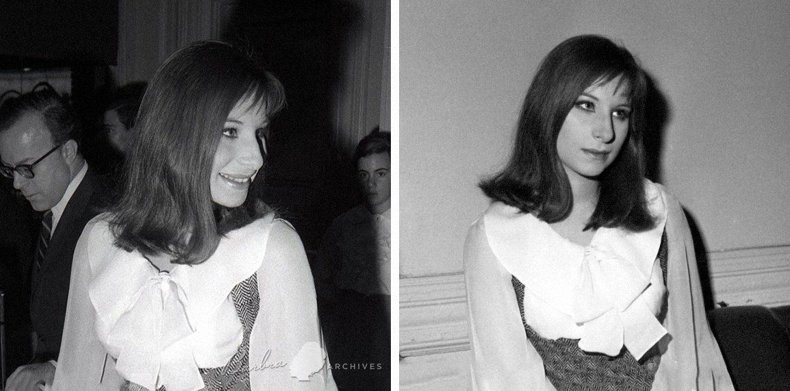 Photos of Barbra Streisand backstage at Carnegie Hall for this benefit