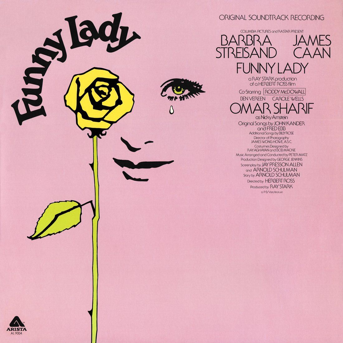 Funny Lady soundtrack original album cover. Scan by Kevin Schlenker.