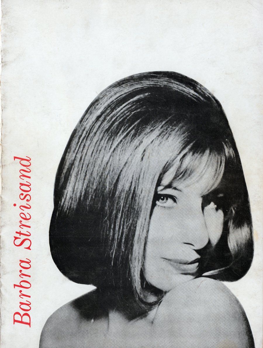 Cover of 1964 Barbra Streisand concert program
