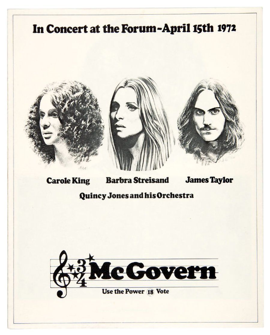 Cover of the McGovern concert program.