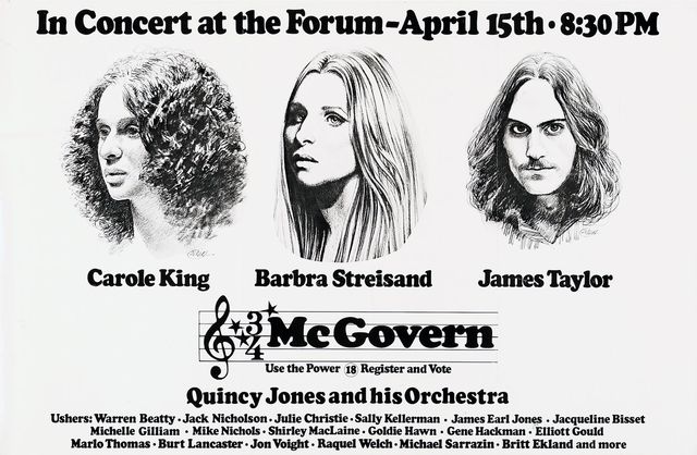 Barbra Archives | Live Concert at the Forum 1972 for McGovern