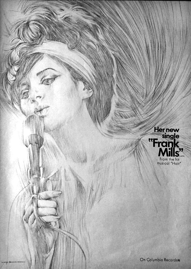 Columbia Records ad for the song Frank Mills.