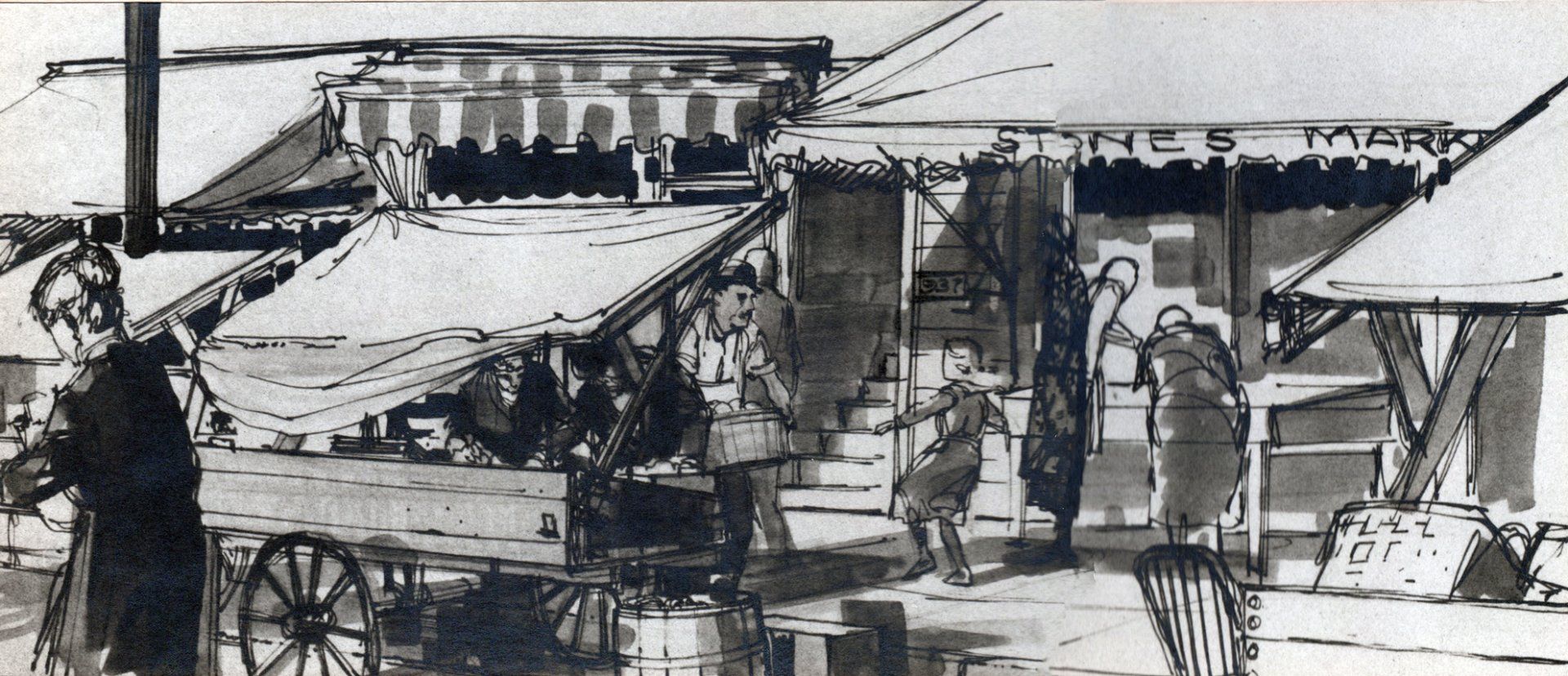 Gene Callahan's illustration of Henry Street ambience.