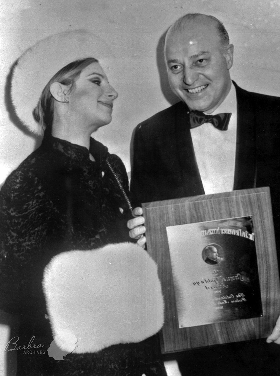 Alioto and Streisand and the Samuel Goldwyn Award