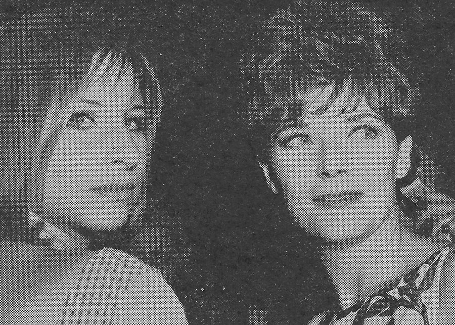 Streisand and Polly Bergen.