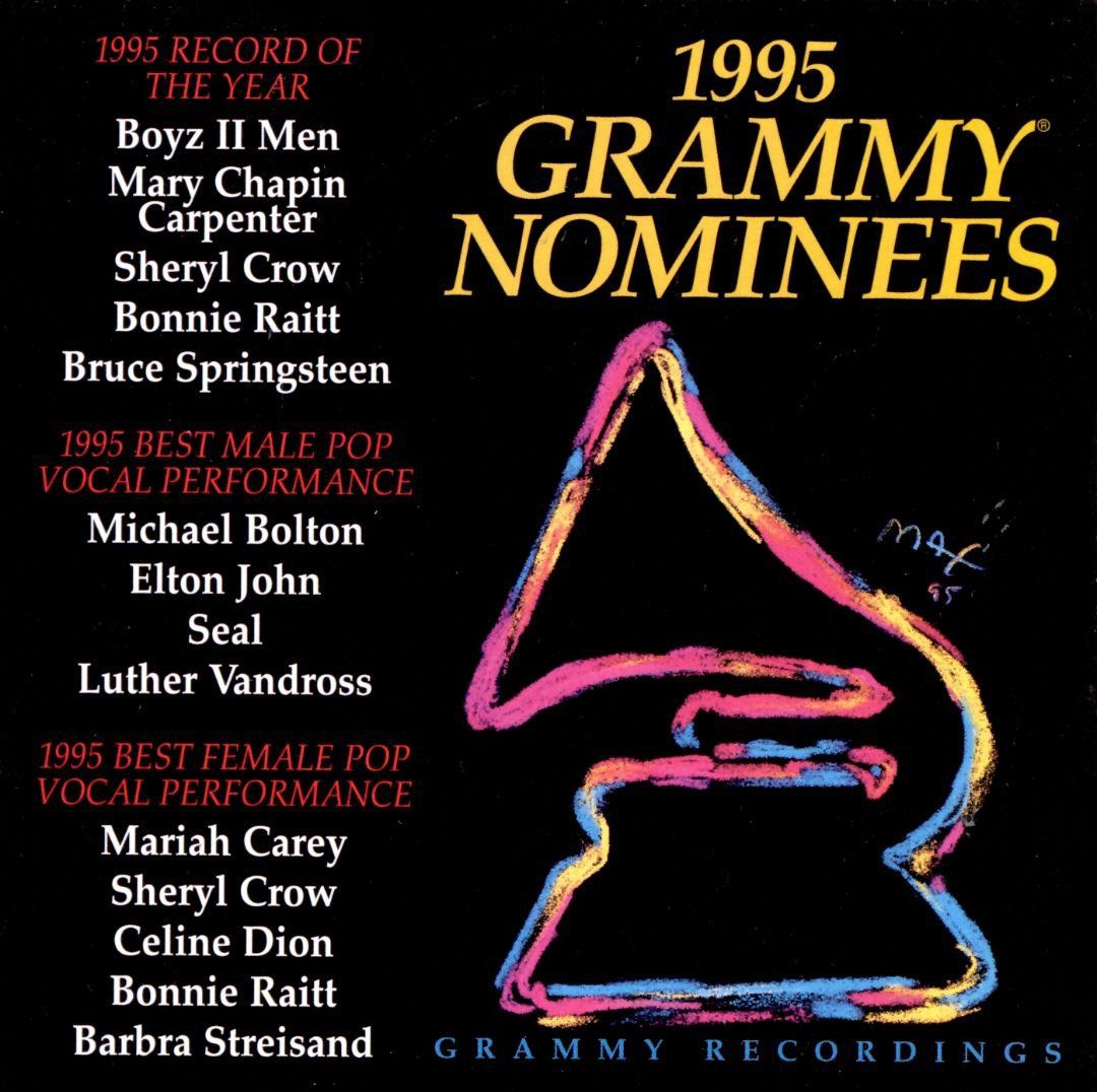 Front cover of 1995 Grammy Nominees CD