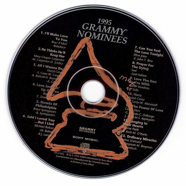 Barbra Archives | 1995 Grammy Nominees CD (Ordinary Miracles)