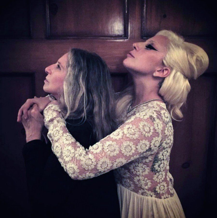 Barbra Streisand and Lady Gaga