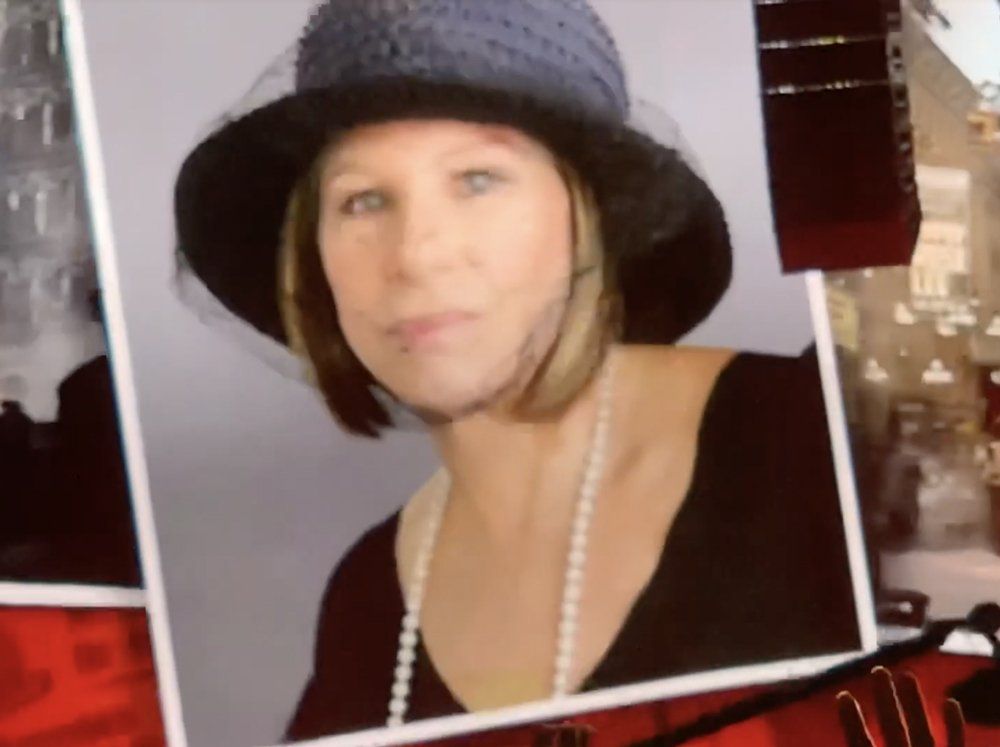 Photo of Streisand costume for Gypsy as Mama Rose.