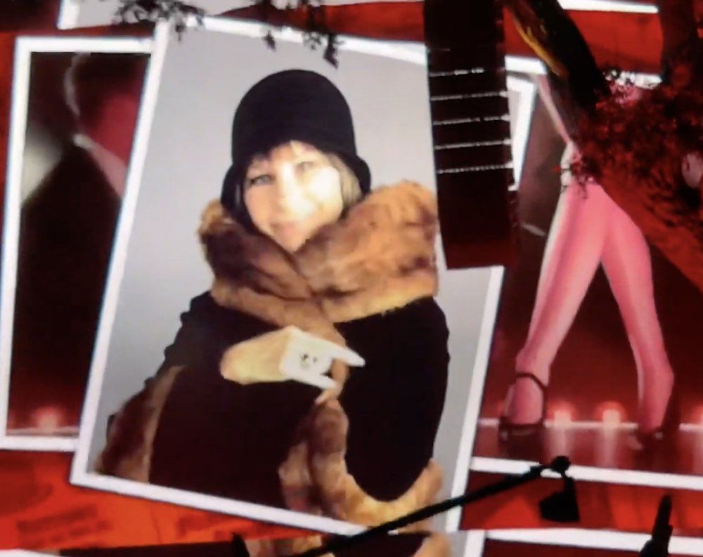 Photo of Streisand costume for Gypsy as Mama Rose.