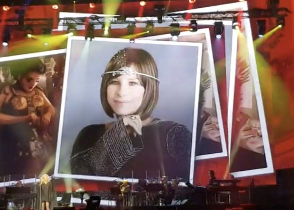 Photo of Streisand costume for Gypsy as Mama Rose.