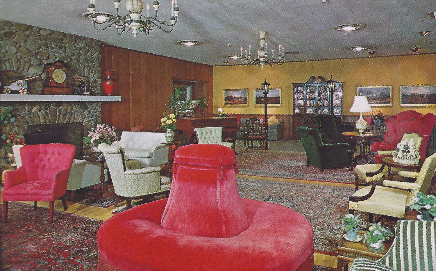 Interior of Bill Hahn's hotel