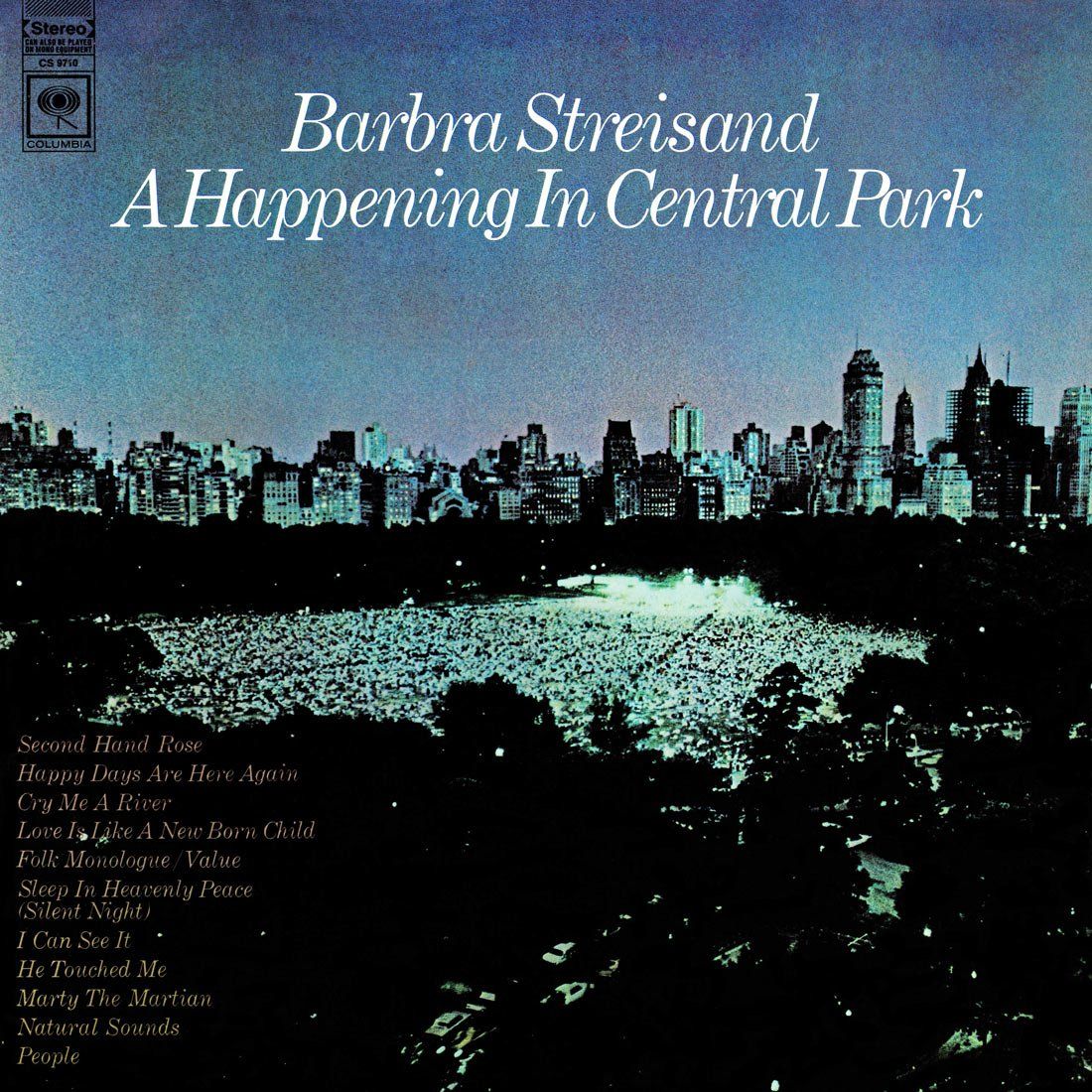 Happening in Central Park original album cover. Scan by Kevin Schlenker.
