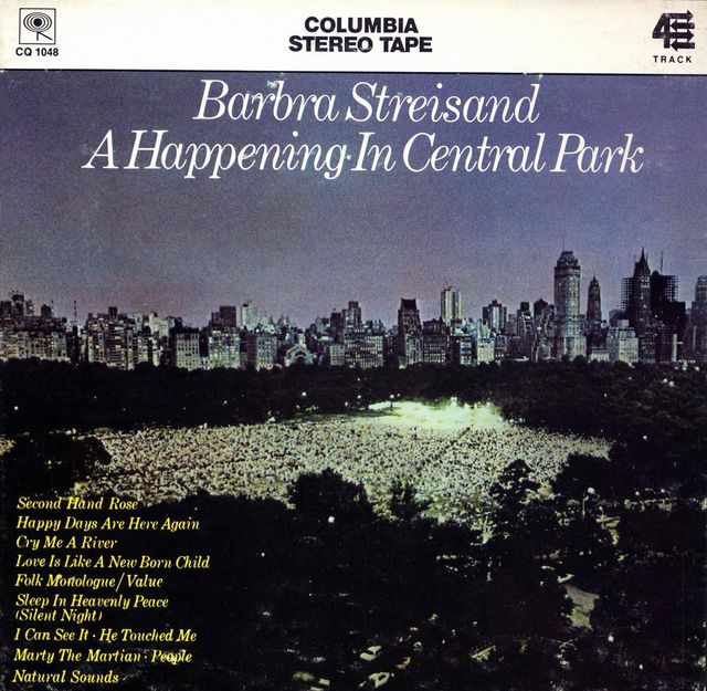 Streisand Albums | A Happening in Central Park | Live Concert 1968