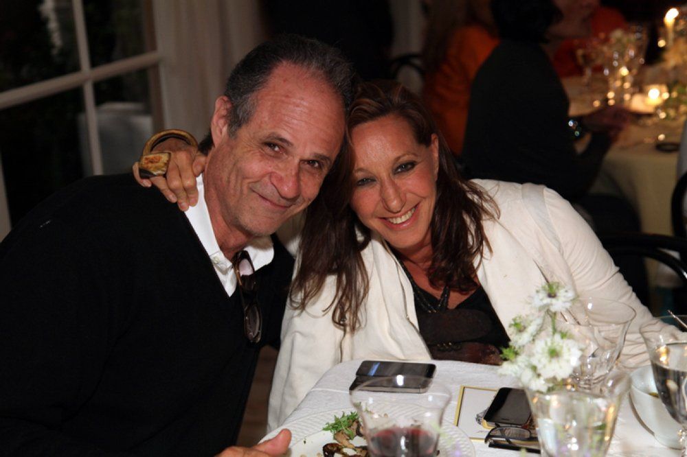 Richard Baskin and Donna Karan at Streisand's 2012 women's heart health fundraiser.